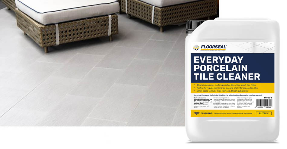 How to clean porcelain tiles