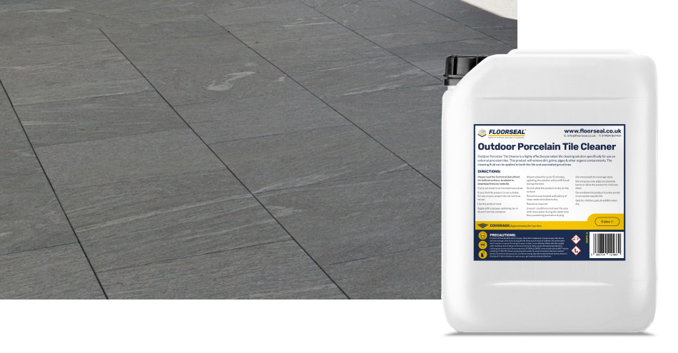 How to clean outdoor porcelain tiles