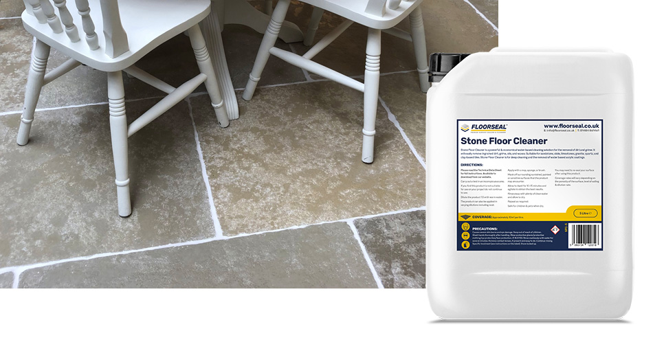 How to clean a limestone tiled floor