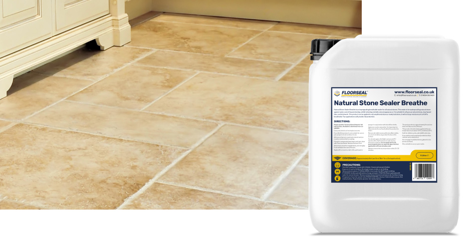 How to seal travertine tiles
