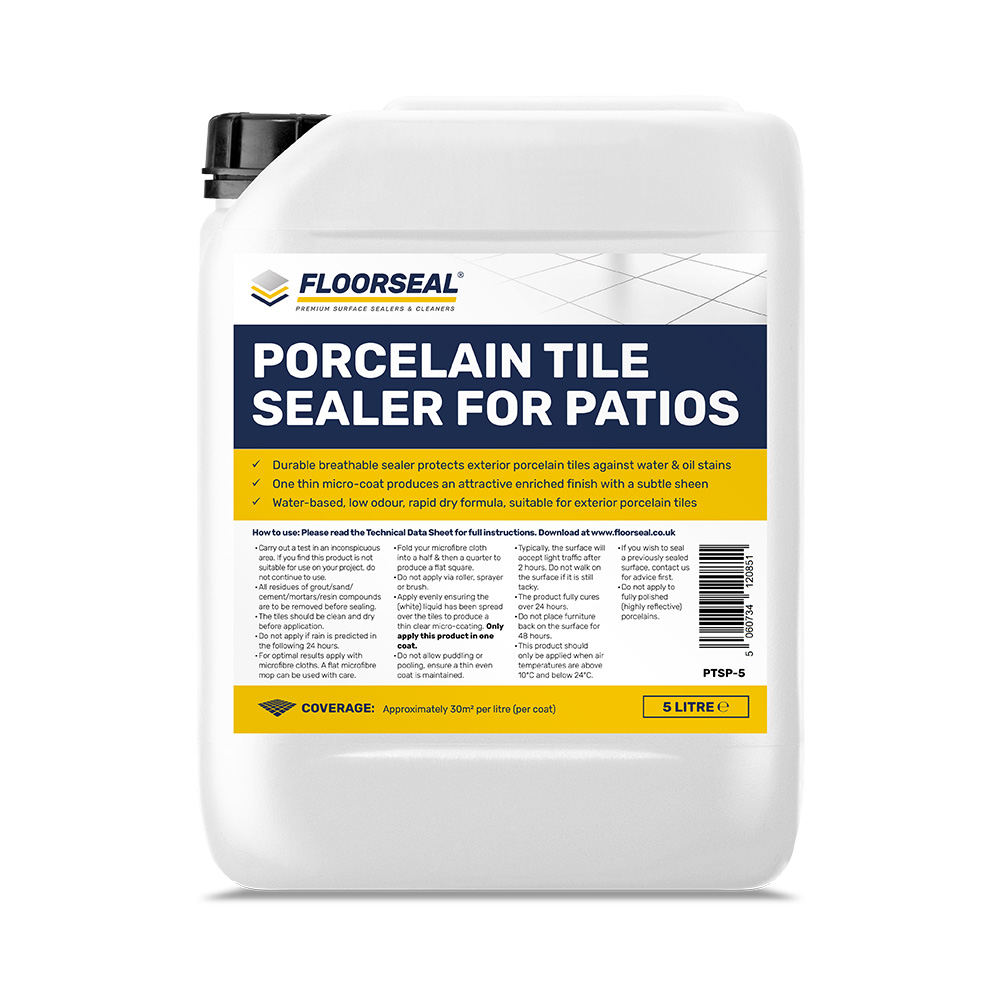 Floorseal Porcelain Tile Sealer For Patios (5 Litre)