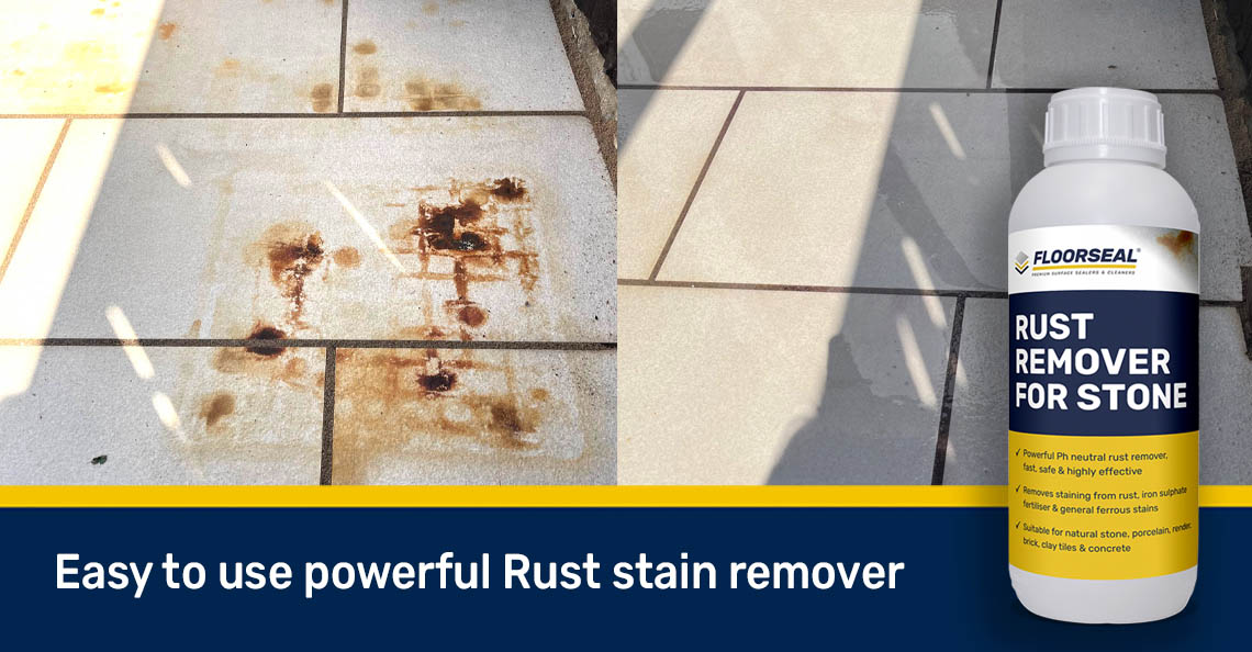 How to remove rust from your patio