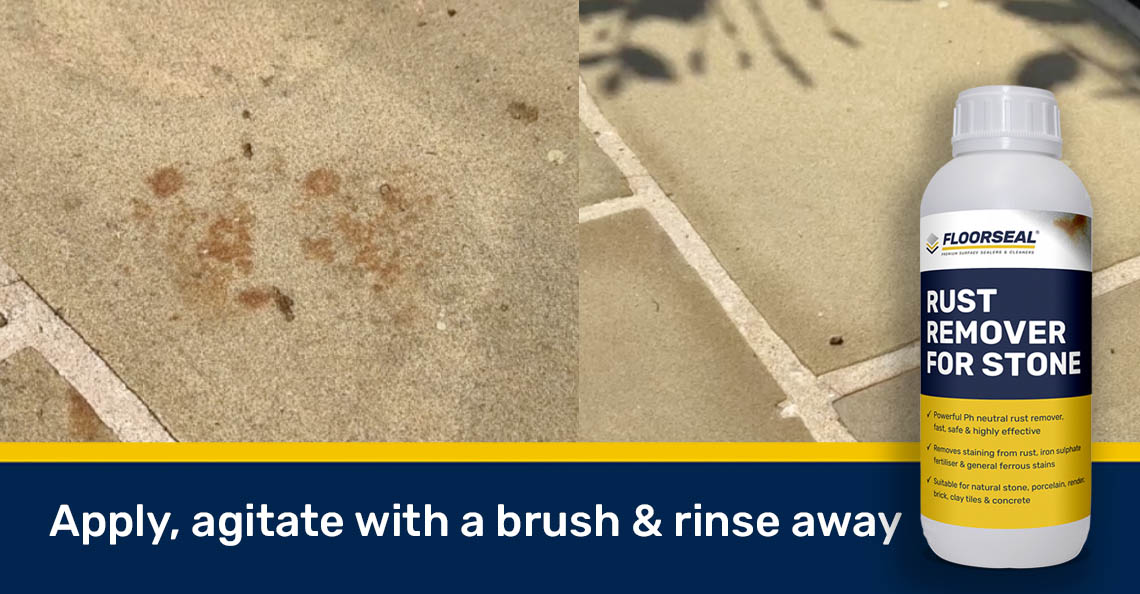 How to remove rust from your patio